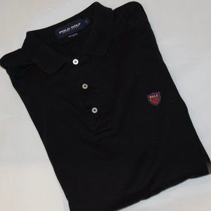 POLO GOLF Ralph Lauren Pony Embroidered CREST Plaid Logo Cotton POLO Shirt C60
